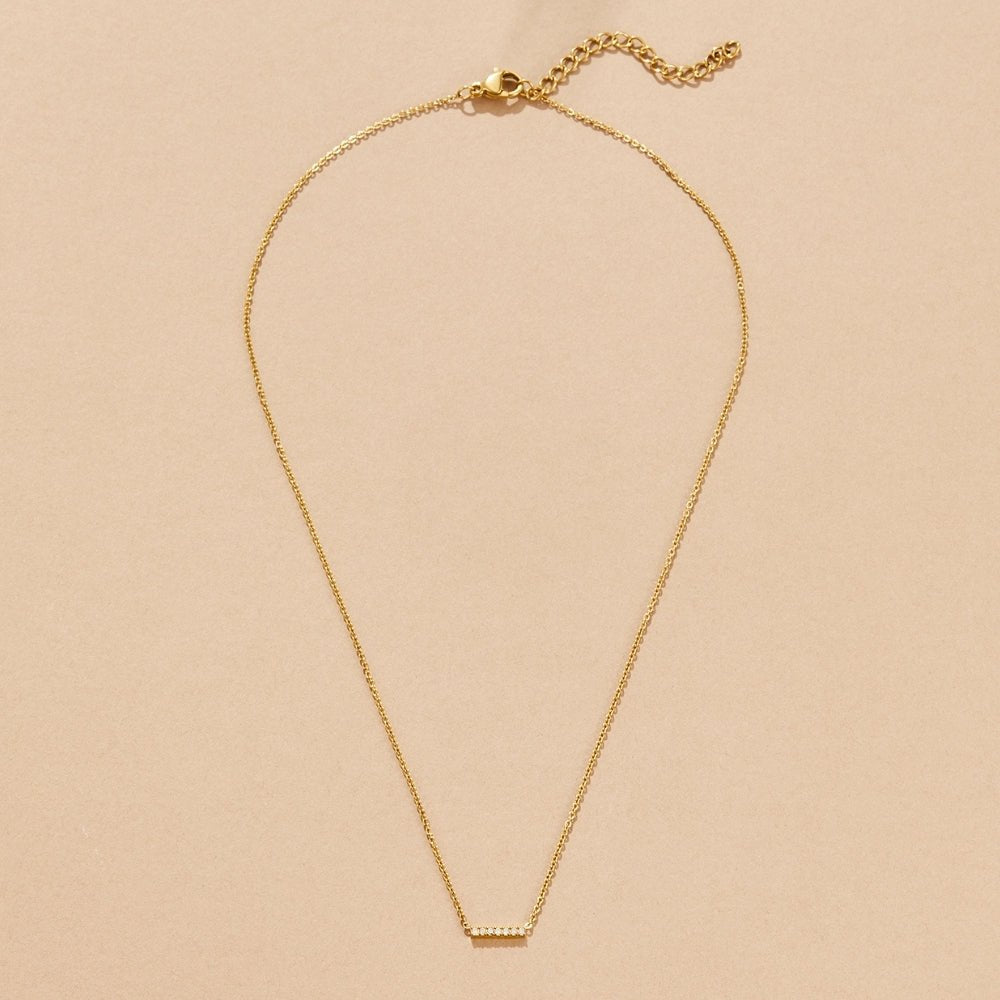 Bar Pendant Necklace