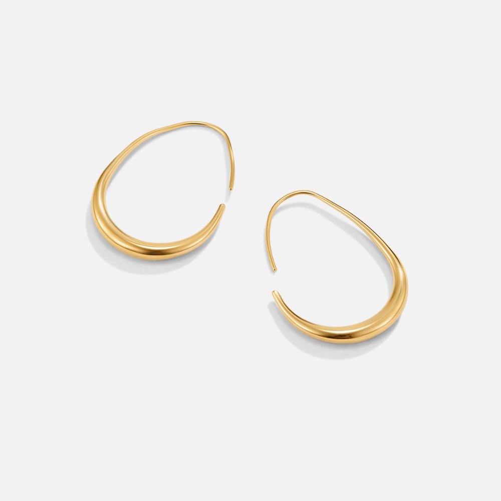 Daphne Gold Hoop Earrings