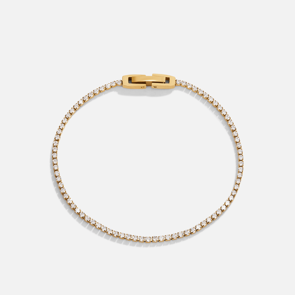 White Sky Gold Bracelet