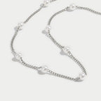 Zora Pearl Silver Necklace