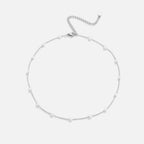 Zora Pearl Silver Necklace