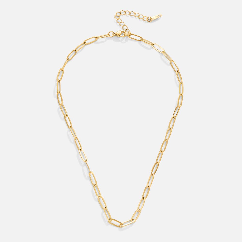The Paperclip Gold Necklace