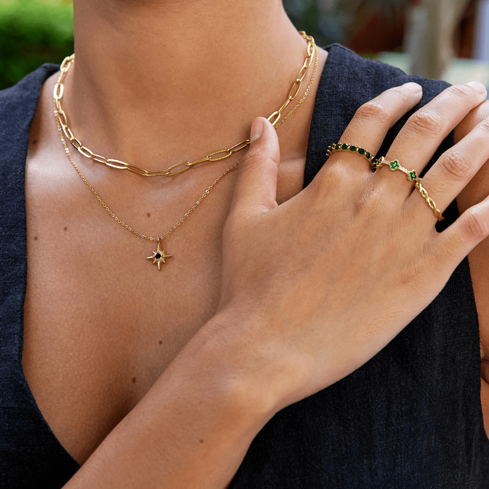 The Paperclip Gold Necklace