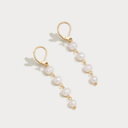 Golden Freshwater Pearl Earrings