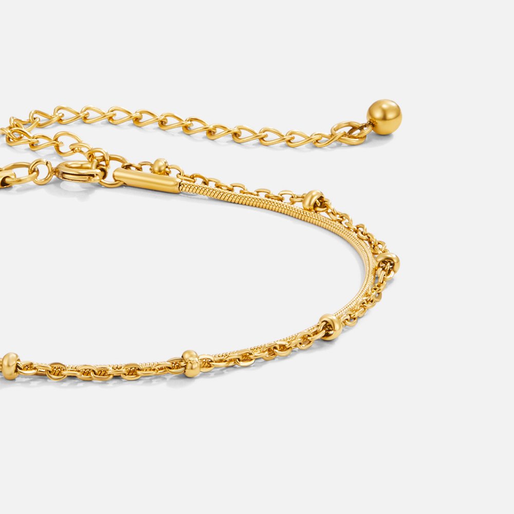 Astrid Gold Layered Bracelet