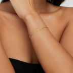 Astrid Gold Layered Bracelet
