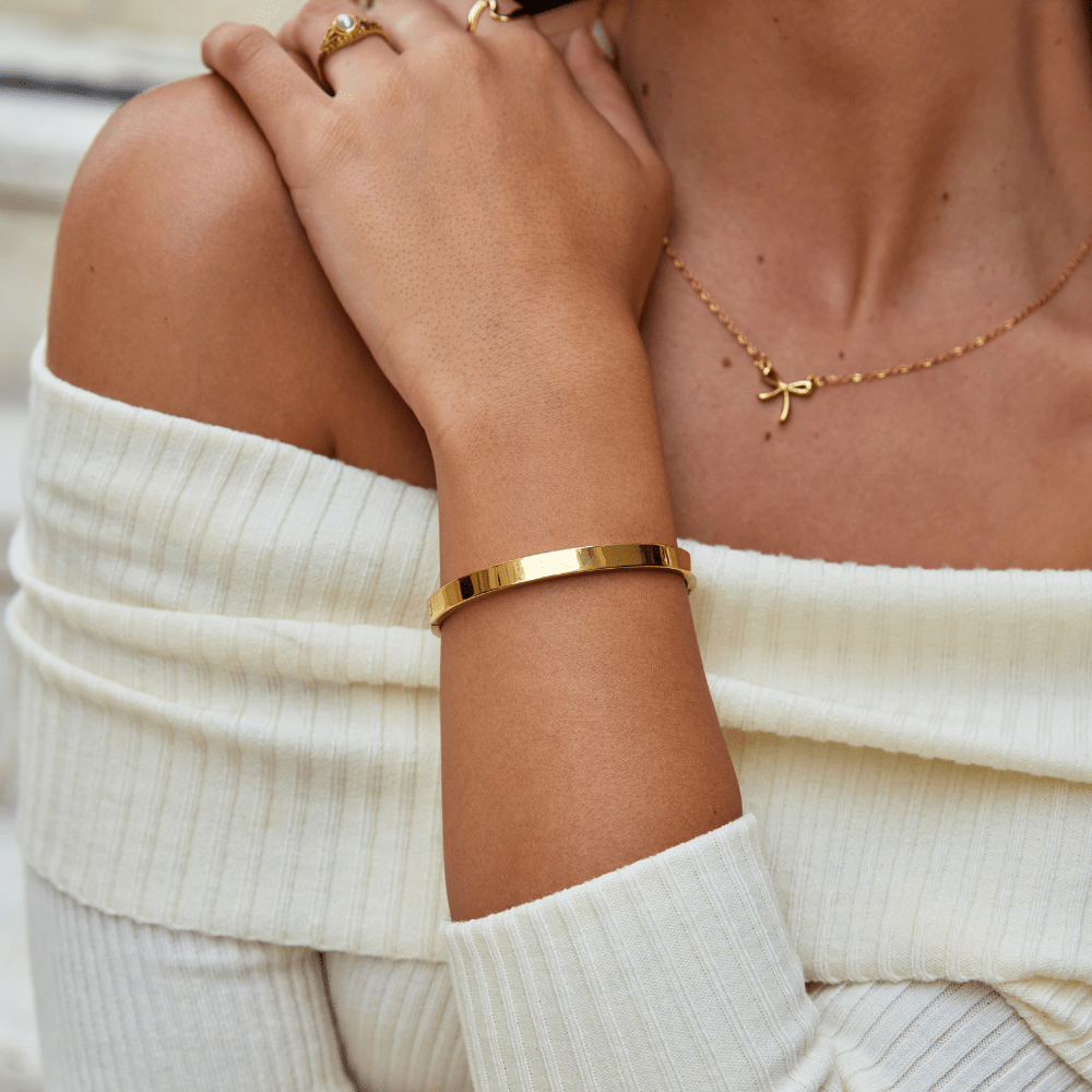 Sofia Gold Bangle
