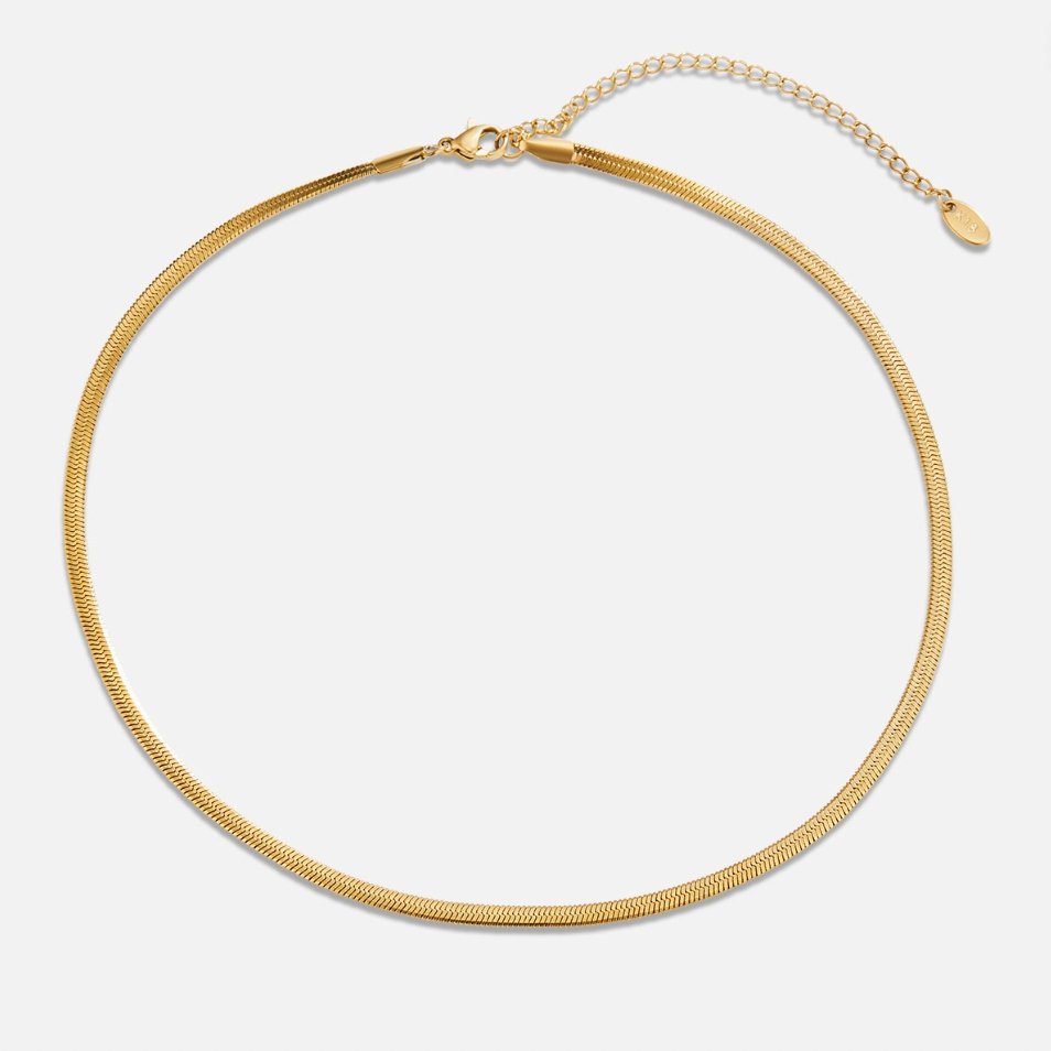 Lucienne Snake Chain Gold Necklace