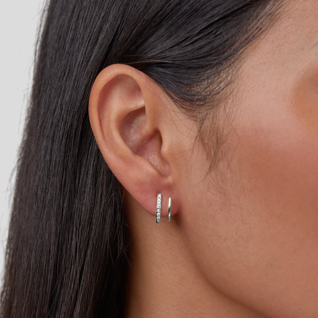 Silver Claw Earrings