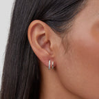 Silver Claw Earrings