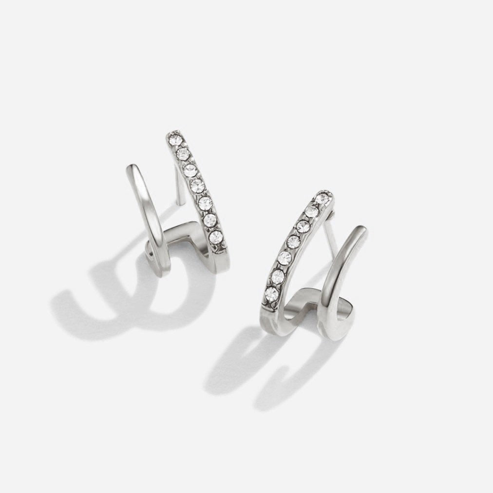 Silver Claw Earrings