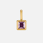 Collier de naissance carré