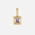 Collier de naissance carré