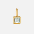 Collier de naissance carré