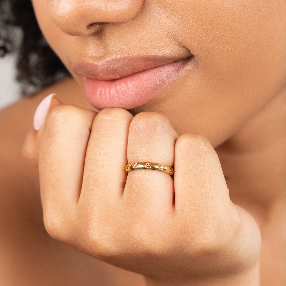 Lucia Rainbow Ring