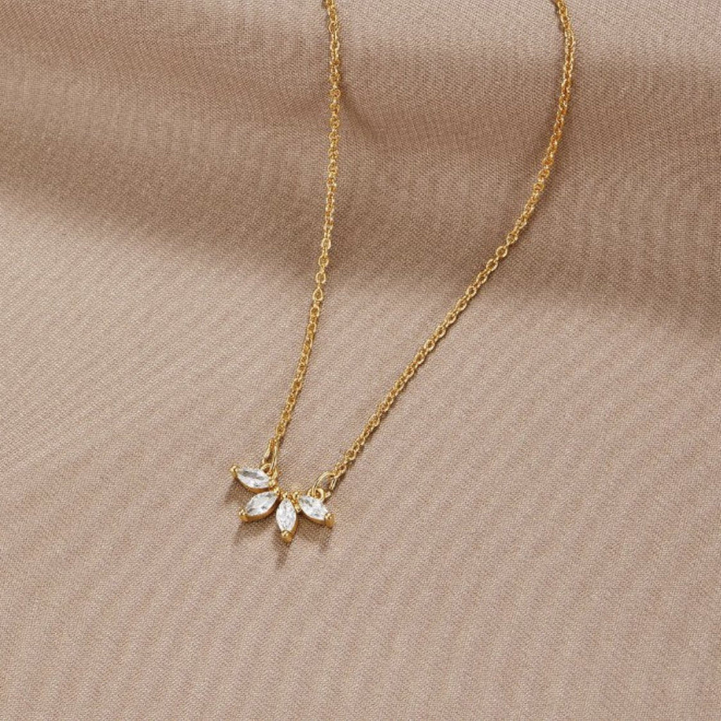 Thea Crystal Pendant Necklace