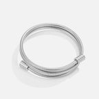 Twisting Silver Bracelet