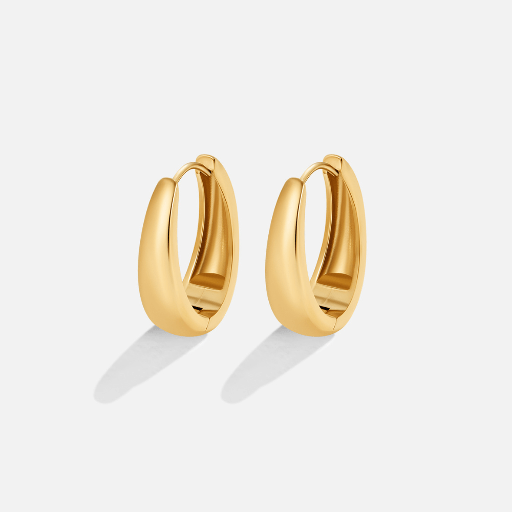 Ophelia Gold Hoop Earrings