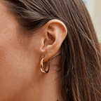 Ophelia Gold Hoop Earrings