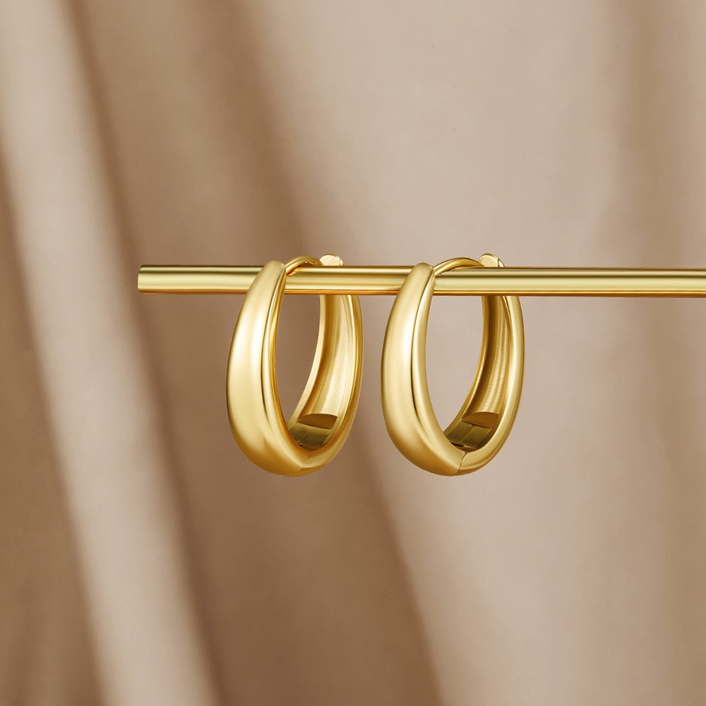 Ophelia Gold Hoop Earrings