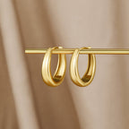 Ophelia Gold Hoop Earrings