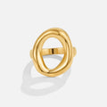 Alina Melted Gold Ring