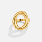 Alina Melted Gold Ring