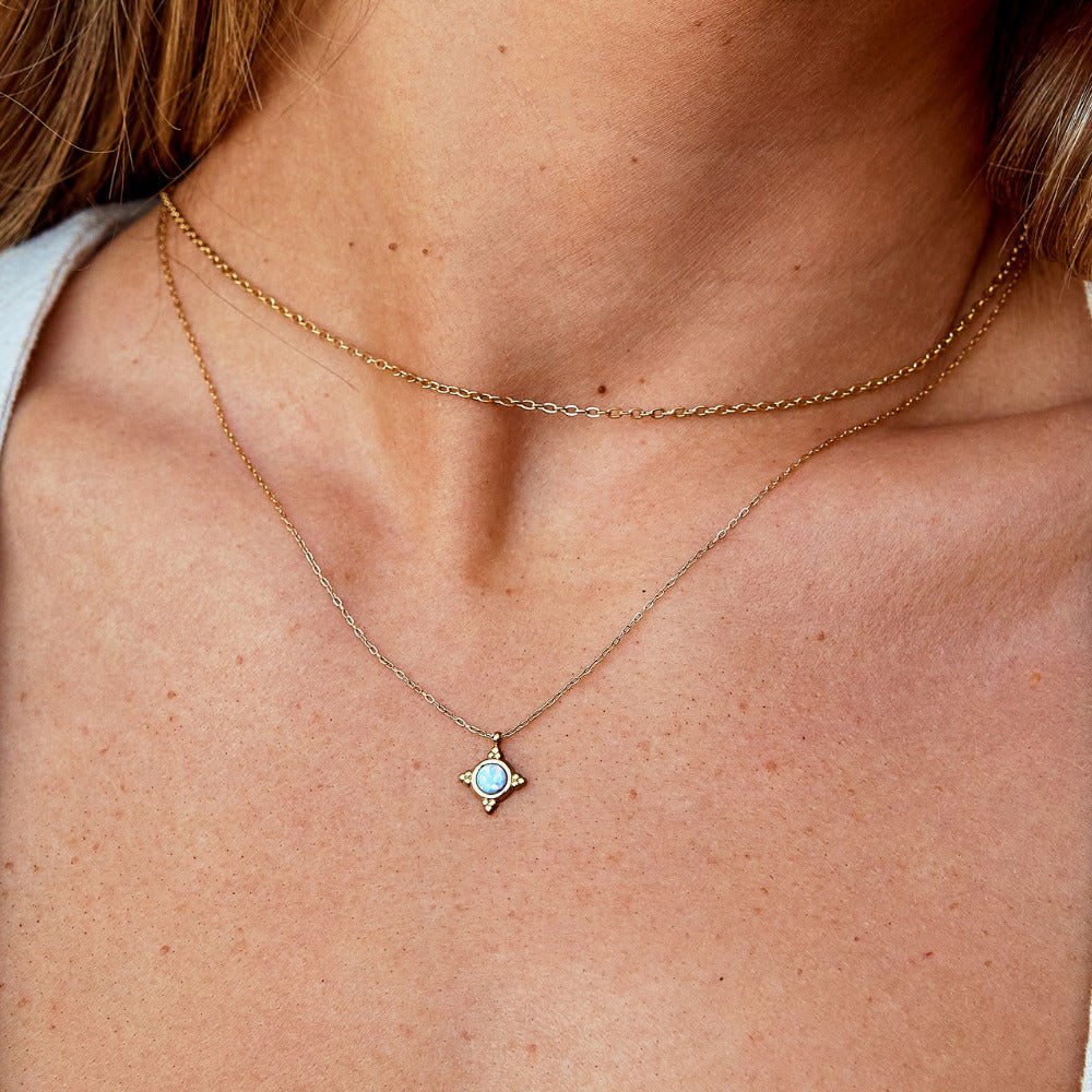 Vintage Blue Necklace